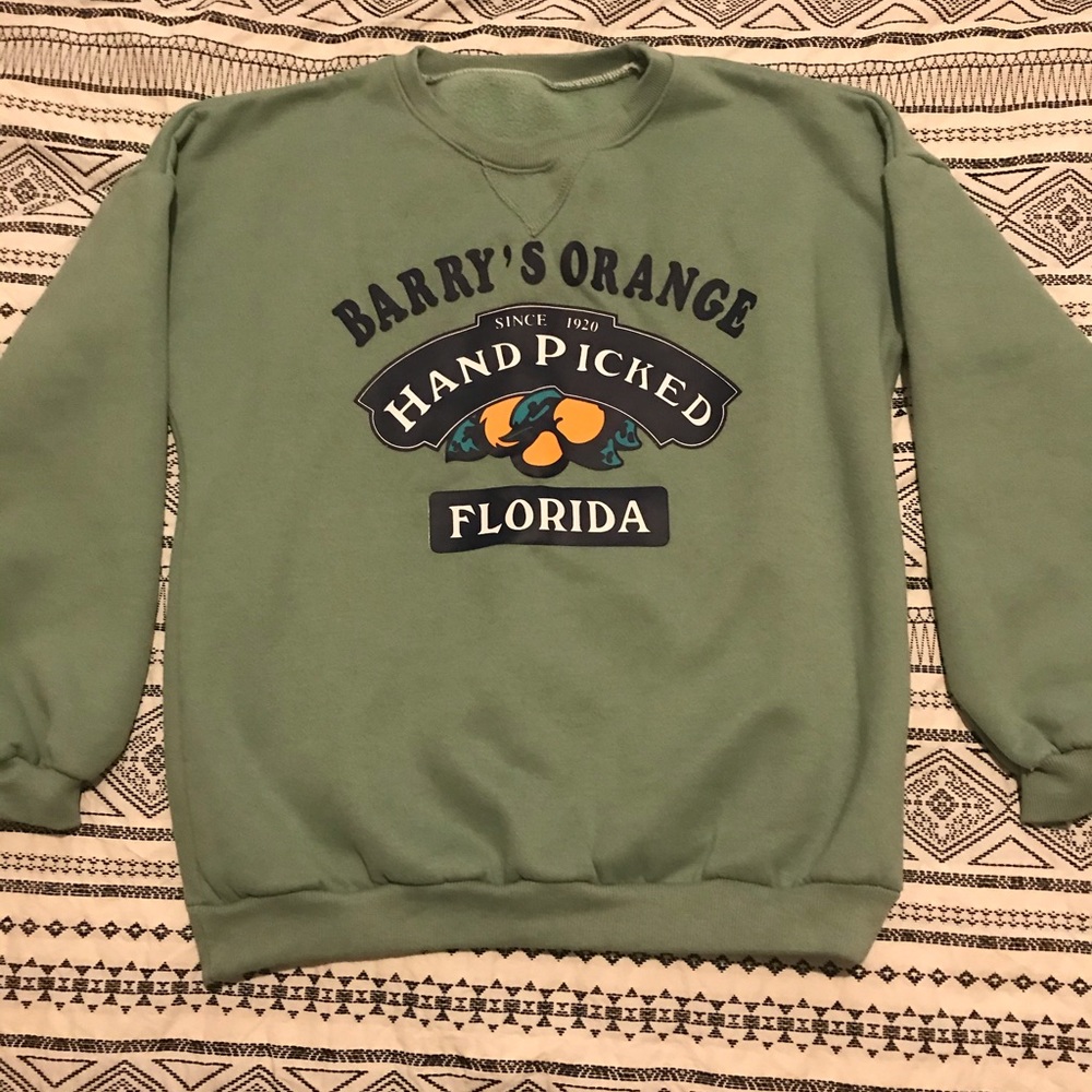 Barry’s Orange crewneck